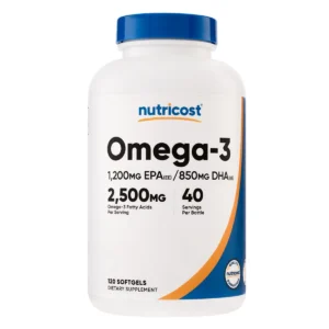 Aceite de Pescado Omega-3 2,500 mg – Nutricost