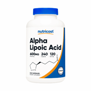 ÁCIDO ALFA LIPOICO (600 mg) (240 cap) (120 Servicios) - Nutricost