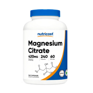 Citrato de Magnesio 420 mg – Nutricost