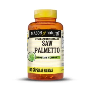 Saw Palmetto 160 mg – 60 Cápsulas Blandas | Mason Natural