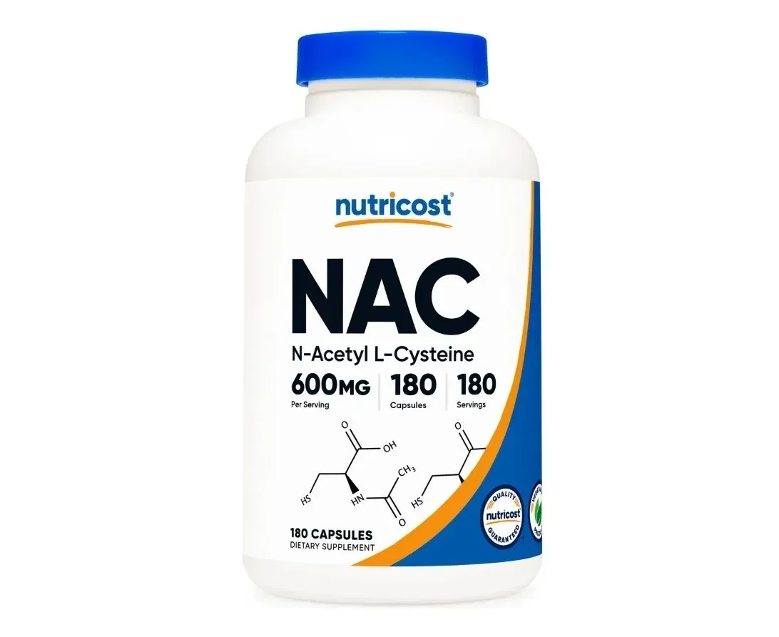 NAC (600 mg) (180 cápsulas) (180 servicios)- Nutricost