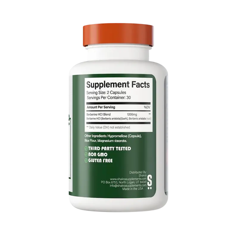 Berberina 1200 mg – 60 Cápsulas | Shakra - Imagen 2