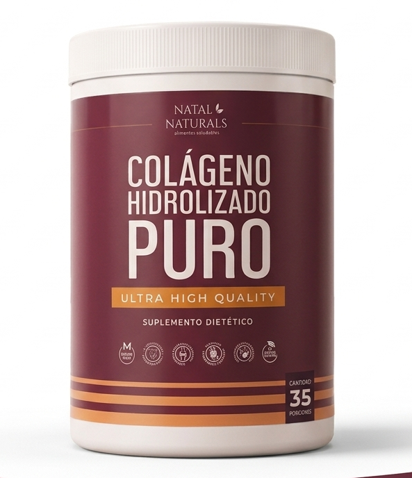 Colágeno Hidrolizado Puro – 100% 500 gr - Natal Naturals