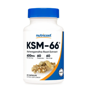 KSM-66® Ashwagandha 600 mg – 60 Cápsulas | Nutricost