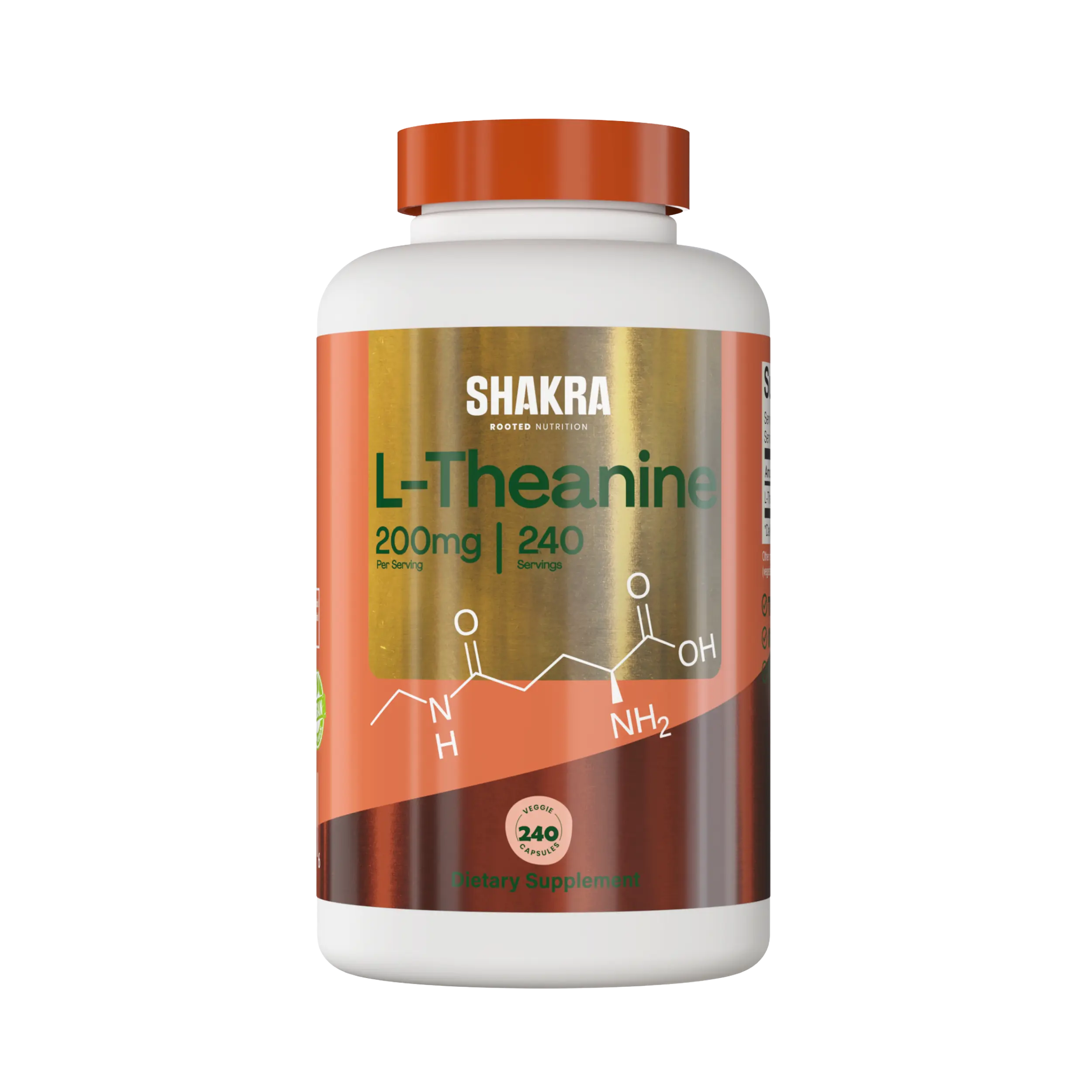 L-Theanine 200 mg - 240 Cápsulas Shakra